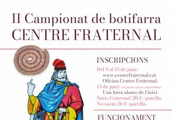 II Campionat de botifarra Centre Fraternal en Palafrugell