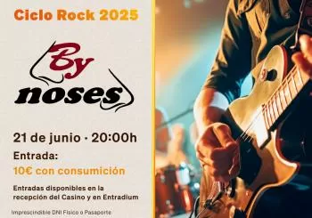 Ciclo Rock 2025 1/7 By Noses en directo – Casino de Ceuta
