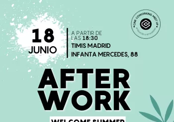 Afterwork Welcome Summer Cink Coworking en Madrid