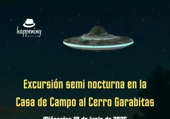 Excursión semi nocturna en la Casa de Campo al Cerro de Garabitas en madrid
