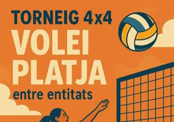 Torneig 4x4 Voley Platja Entitats en Vilanova i la Geltrú