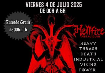HELLFIRE - Entrada GRATIS de 00:00 a 01:00 !!! en Barcelona