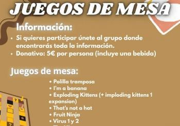 Encuentro de juegos de mesa en Málaga