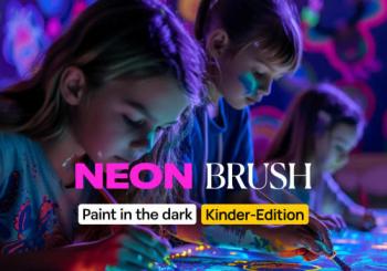 Neon Brush Kids Berlin: Ein Malkurs für die ganze Familie
