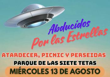 Perseidas, paseo, atardecer y picnic desde el parque de las 7tetas en madrid