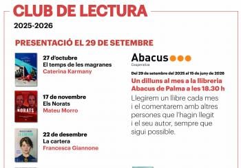 Club de lectura ARA Balears 2025-2026 en Palma