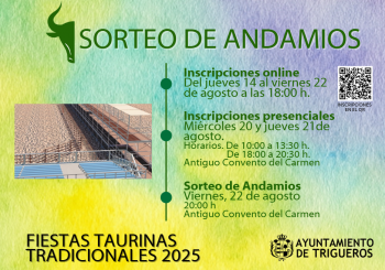 Sorteo de Andamios. Fiestas Taurinas Tradicionales 2025 en HUELVA
