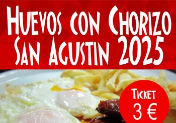 Huevos con Chorizo Fiestas de San Agustín en FRESNO EL VIEJO