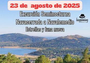 De Navacerrada al Embalse de Navalmedio en Cercedilla. Ruta seminocturna para ver las estrellas con luna nueva