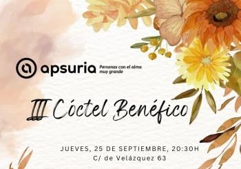 III Cóctel Benéfico Apsuria en MADRID