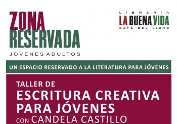 Taller de escritura creativa para jóvenes con Candela Castillo en Madrid