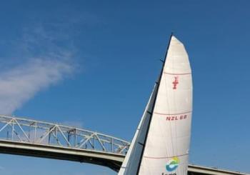 America's Cup Sailing on Auckland's Waitemata Harbour