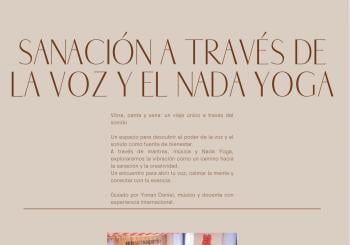 Sanación a través de la voz y el nada yoga en Soller