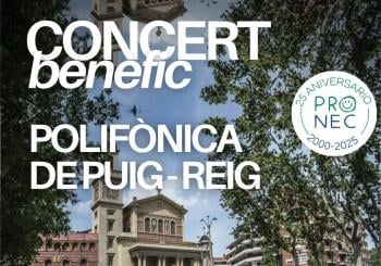 Concert 25 anys de Pronec amb la Polifònica de Puig-reig en Barcelona