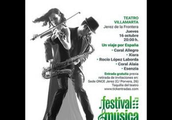 Festival Música ONCE - UN VIAJE POR ESPAÑA en Jerez