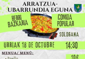 Heri bazkaria- comida popular en Durana