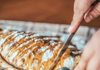 Merienda para dos: delicioso calzone dulce en Pinsa Pizza en Madrid