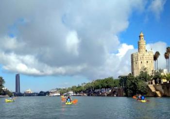 Kayak tour por el río Guadalquivir Sevilla
