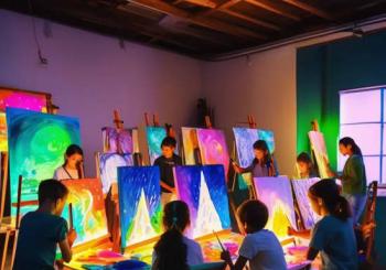 Taller de pintura para niños en Madrid