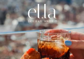 Ella Sky Bar: croquetas y vermut con vistas en Gran Vía en Madrid