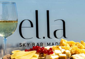 2 copas de cava o de vino + tabla de quesos en Ella Sky Bar en Madrid