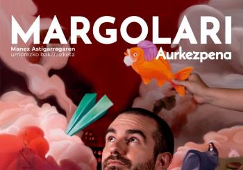'Margolari' Manex Astigarraga - Umorezko bakarrizketa en Deba