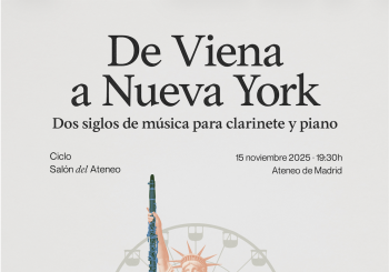 Salón del Ateneo #2: CLAUDIA ALIAJ y ZIAOLU ZANG presentan 'De Viena a Nueva York. Dos siglos de música para clarinete y piano' en Madrid