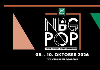 Nürnberg Pop Festival 2026 - 8. bis 10. Oktober 2026 | Wochenendticket