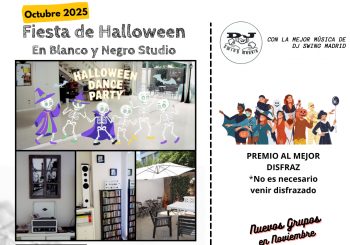 Party Halloween 2025 en Blanco y Negro Studio en Madrid