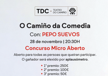 O Camiño da Comedia con Pepo Suevos en Santiago de Compostela