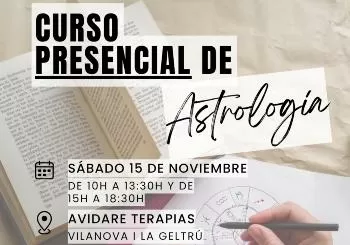 Curso Presencial de Astrología Psicológica - Taller de Astrología en Barcelona