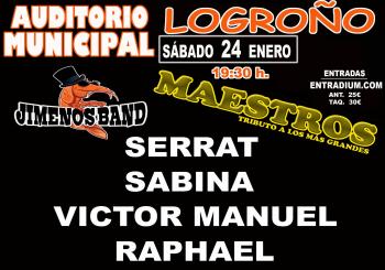 LOGROÑO! HOMENAJE A LOS GRANDES MAESTROS DE LA MÚSICA ESPAÑOLA DE JIMENOS BAND en Logroño