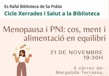 MENOPAUSA I PNI: COS, MENT I ALIMENTACIÓ EN EQUILIBRI en sa Pobla
