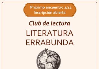Club de lectura: Literatura errabunda - Lunes 1/12 en Donostia-San Sebastián