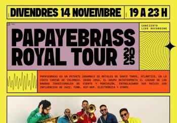 PAPAYEBRASS + FES! CULTURA PODCAST EN OASYS BCN (PODEROSA BRASS BAND DEL CARIBE COLOMBIANO) WORLD TOUR BARCELONA