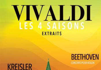 Les 4 Saisons de Vivaldi extraits / Prélude et Allegro de Kreisler / Concerto pour violon de Beethoven par l'Orchestre Hélios Paris