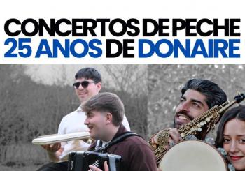 Concertos de peche dos 25 anos de Donaire: Unto Vello e Xiro A Coruña