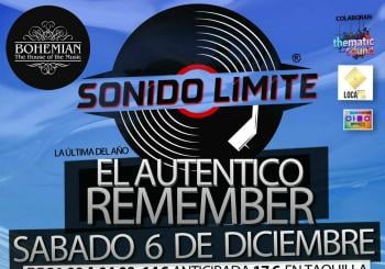 SÁBADO 6/12/2025 Sonido Límite. El auténtico remember en Pamplona