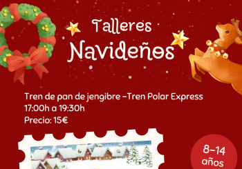 Taller repostería navideña: tren polar express de pan de jengibre en Fuenlabrada