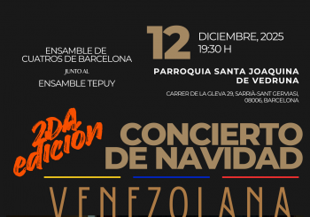 Navidad Venezolana con el Ensamble de Cuatros 2da. Edición en Barcelona