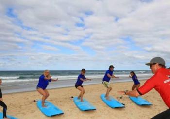 Fingal Head Learn-to-Surf Day Trip from the Gold Coast or Byron Bay