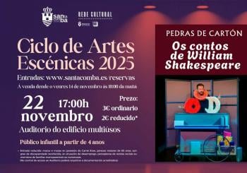 OS CONTOS DE WILLIAM SHAKESPEARE, de Pedras de Cartón en Santa Comba