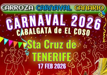Entradas Carroza Coso del Carnaval Santa Cruz de Tenerife 2026