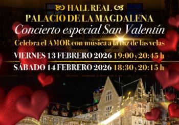 CONCIERTO ESPECIAL DÍA DE SAN VALENTIN A LA LUZ DE LAS VELAS SANTANDER en CANTABRIA
