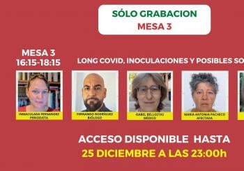 Transmisión Grabaciones solo Mesa 3 Congreso Long Covid 18Oct25 Madrid