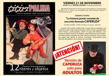 CAPERUZA (Versión ADULTOS) de Kamante Teatro en CÓRDOBA