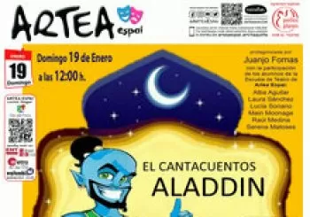 El Cuentacuentos de Aladdin, en Artea Espai. En Valencia