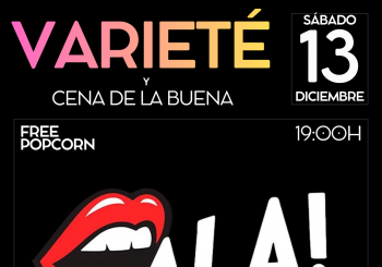 ALA!Carta – Varieté, cena y música en vivo 13 de diciembre – Barcelona