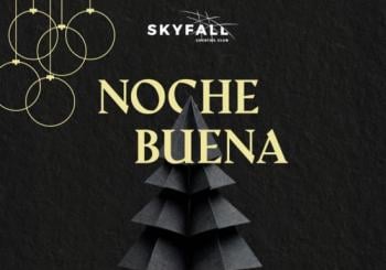 Nochebuena en las alturas en Skyfall en Barcelona