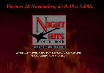 NIGHT HITS OF THE ROCK en Barcelona